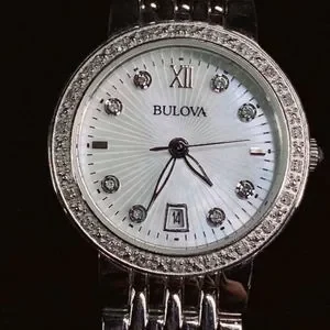 NIB *Bulova Women\'s 96R203 Analog Display Quartz Diamond Watch $399 Bulova Women main image 2